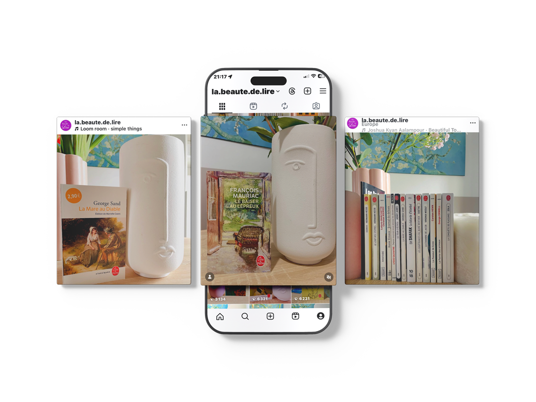 La Beauté de lire sur Instagram